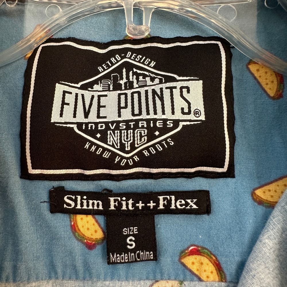 Mens Button Down Shirt Bundle: Nickel & Iron Pineapple & Five Points Taco SS - Picture 14 of 16